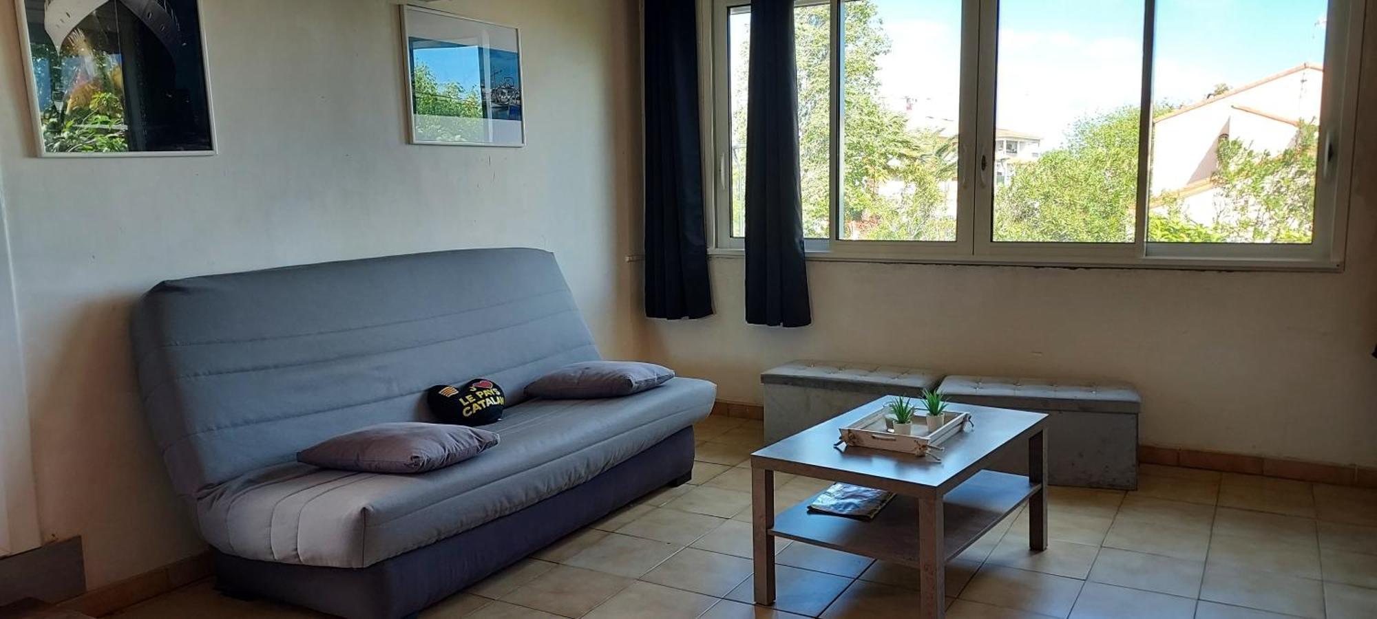 Le Barcares Logement Climatise Pour 6 Personnes, Draps Et Serviettes Non Fournis Air-Conditioned Accommodation For 6 People, Sheets And Towels Not Provided Alojamiento Con Aire Acondicionado Para 6 Personas, Sabanas Y Toallas No Incluidas Luaran gambar
